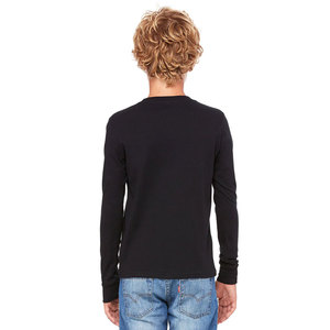 T-shirt à manches longues jeunesse Bella + toile 3501Y Bella toile unisexe maillot à manches longues t-shirt - Product Image 2