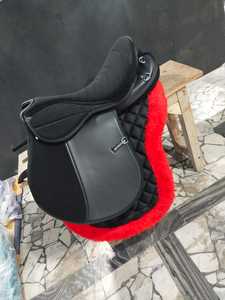 อานม้าสังเคราะห์สีดำพร้อมเหล็กป้องกันสนิมภายในต้นไม้พลาสติกขนาด16 17 18 - Product Image 5