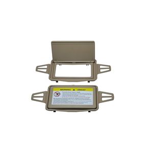 Couvre Pare-Soleil Rétroviseur Beige Foncé pour Mercedes Classe E W211 2003-2009 - Product Image 3
