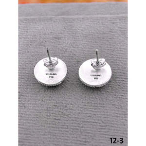 Southwest Handmade Ribbon Royston Turquoise & <b>Sterling</b> <b>Silver</b> <b>Stud</b> Earrings Bezel Setting for Gift - Product Image 4