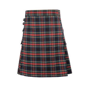 Peso ligero Venta caliente En stock Kilts escoceses Estilo único Hecho a medida Color sólido Kilts escoceses - Product Image 1