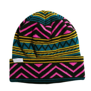 Confortable Hommes Beanie Caps Couleur Jacquard Conception Logo Personnalisé Fait Chapeaux D'hiver 100% coton Adultes Unisexe Beanie Cap - Product Image 1