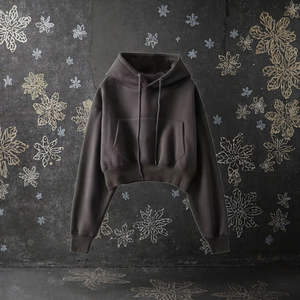 Pull à capuche pour femme, couleur personnalisée, hiver 2025, best-seller, anti-boulochage, style streetwear, design tricoté, long et court - Product Image 6