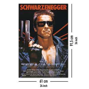 Modern Style Terminator <b>Poster</b> Made of Durable Paper for Wall Decor - Product Image 4