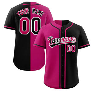 2025 camiseta de béisbol personalizada con cuello en V para hombres, ropa deportiva para jóvenes, camisetas con botones completos, camisetas transpirables de talla grande, softbol en blanco para conjuntos - Product Image 5