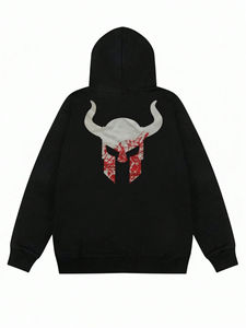 เสื้อฮู้ดสำหรับออกกำลังกายของผู้ชายผ้าผลิตจากปากีสถานสำหรับฤดูหนาว - Product Image 4