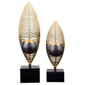 Bougeoir de décoration de maison de conception merveilleuse bougeoir en métal de haute qualité à prix abordable des fournisseurs en gros - Product Image 4