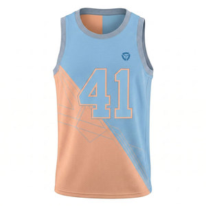 Maillot de basket tendance premium, tissu respirant à séchage rapide, coupe confortable, style sans manches, pour le sport et les tenues urbaines - Product Image 1