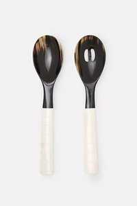 ช้อนชาคุณภาพสูง คลาสสิก เป็นมิตรกับสิ่งแวดล้อม ทำจากเขาสัตว์ธรรมชาติ ขัดเงา ปรับขนาดได้ สำหรับใช้ในบ้าน ร้านอาหาร ครัว ใช้กับกาแฟ - Product Image 2