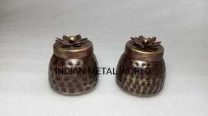 Tarro de frutas secas de primera calidad de diseño moderno diseño de flores de metal que sirve tarro de frutas secas para mesa tarro decorativo de frutas secas - Product Image 2