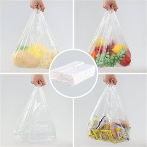 Bolsa de plástico PE reutilizable personalizada, materiales reciclados para embalaje de supermercado y tienda - Product Image 6