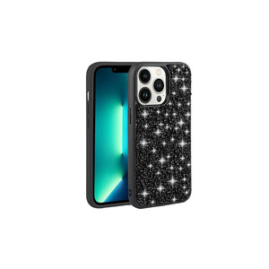 Coque pour iPhone 13 Pro Max avec strass brillants en diamant - Netzy SAFA Linea - Product Image 1