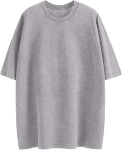 T-shirt Streetwear surdimensionné pour femmes T-shirt en coton personnalisé OEM avec options de transfert de chaleur et de broderie - Product Image 3