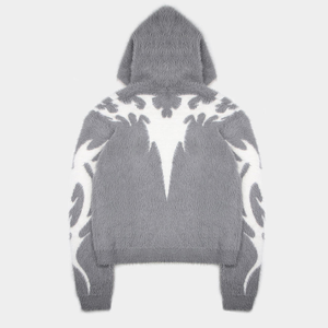 2025, suéter para hombre, jersey de Mohair, sudaderas de punto de manga larga con capucha Premium, ropa de invierno personalizada para hombre, suéter de punto personalizado - Product Image 5