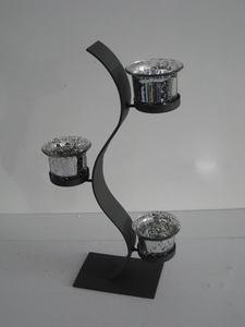 <b>Tall</b> Aluminum Candle Stick Holder for Dining <b>Table</b> - Product Image 6