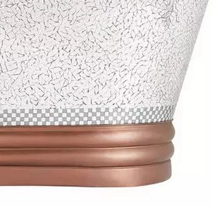 อ่างอาบน้ำทองแดงนิกเกิลทองแดงแบบทุบโมเสคแบบทันสมัยสำหรับห้องน้ำโรงแรมอ่างน้ำวน - Product Image 6