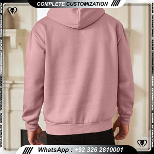 Custom logo Fleece Terry Cotton Heavyweight Acid Sport Workout Gym Hoodies Men - Product Image 2