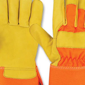 Durable 8mil & 6mil Thick Single Palm Leather Rigger <b>Gloves</b> Industrial Safety Work <b>Gloves</b> for Workers - Product Image 6