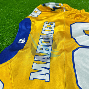 Maillot de football américain unisexe personnalisé, impression par sublimation, séchage rapide, respirant, maillot de football américain personnalisé - Product Image 6