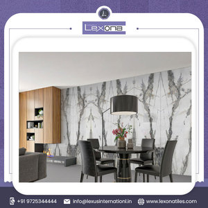 Venta al por mayor Traveler Safed 600x1200 Azulejo de porcelana Acabado brillante moderno de alta calidad para baño Villa Suelo escolar - Product Image 5