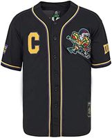 Jersey bisbol Mighty Ducks-Conway & #99 Bank-Jersey terinspirasi film untuk pria
