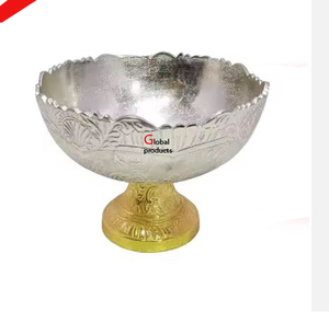 Cuenco para servir postres de acero inoxidable con acabado dorado de aspecto martillado para restaurante y bar de hotel - Product Image 4