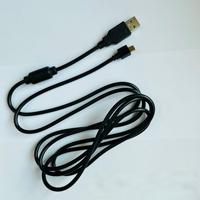 Câble de charge et de données Micro USB de 1,8 m et 3 m, connecteur nickelé avec noyau en ferrite, pour manette de jeu sans fil PS4