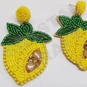 High Yallaw Parties Spécial Mode Dangle Boucles D'oreilles Nouvelle Arrivée Cross-Border À La Main Perles Doux Paillettes À La Mode Creative - Product Image 4