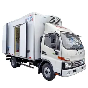 JAC 6 Räder 4x2 Kühlschrank LKW 5 Tonnen Gefrier schrank Kühl kastenwagen zu verkaufen