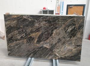 2024หินอ่อนหินธรรมชาติชั้นหนึ่งแผ่นหินอ่อนสีดำสีทองหรูหราสำหรับภายในอาคารที่ทันสมัยและเรียบเนียน - Product Image 6