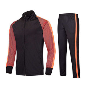 Ensemble de survêtement pour homme, unisexe, en polyester tricoté, pour le sport, l'entraînement, le jogging, la salle de sport, l'entraînement, imprimé, survêtement de football, respirant - Product Image 3