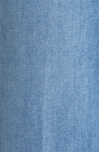 Vente en gros de pantalons jeans déchirés pour femmes personnalisés, taille haute, bas de cloche, jambes larges, jeans en denim pour femmes, tenue décontracté, jeans taille moyenne - Product Image 5