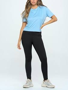 Haut court en coton pour femmes à la mode | T-shirt ajusté décontracté à manches courtes | T-shirt de mode Streetwear d'été pour dames - Product Image 3