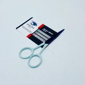 Tijeras Profesionales Mini Personalizadas para Extensiones de Cabello, Herramientas de Acero Inoxidable Sostenibles, Color Azul Plasma, Kit de Uso Comercial - Product Image 6