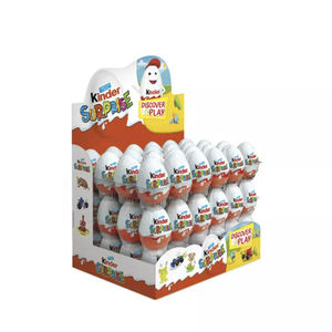 Vente en gros d'œufs en chocolat Kinderr Surprise édition rose 20g avec garniture en chocolat blanc crémeux pour les thèmes de jouets pour filles - Product Image 1