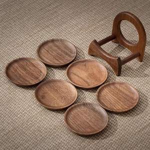 100% Premium Quality Classic Eco-Friendly Wooden Tea <b>Coaster</b> <b>Set</b> - Product Image 2