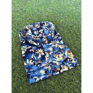 Camisa Casual de Manga Corta para Hombre, Marca Jaipur, con Botones, Estampado de Rayas, Tejido Satinado, Talla 6XL-SHKN1082 - Product Image 1