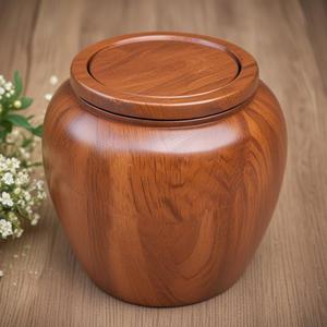 Urne funéraire en bois de haute qualité pour adultes Meilleure qualité Cendres adultes en bois uni à prix raisonnable Fournitures funéraires - Product Image 4