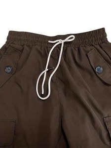 Pantalones cargo de nailon para hombre al por mayor, ropa de calle holgada, estilo hip hop, cintura elástica, proveedor de fábrica, pantalones cargo negros - Product Image 5