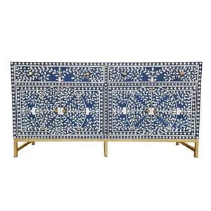 Décoration d'intérieur : Commode et armoire décoratives en os incrusté, fabriquées à la main par des artisans indiens - Product Image 2