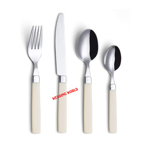 Couverts en métal plaqué cuivre ensemble de cinq pièces fantaisie et concepteur fait à la main en gros nouveaux couverts en métal - Product Image 2