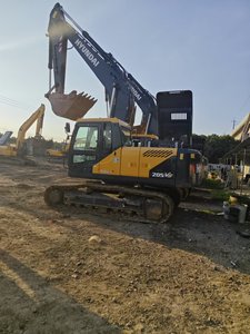 Excavadora de orugas mediana Hyundai R205 de 20 toneladas, excavadora hidráulica de segunda mano, bomba de válvula Yuken, núcleo, motor Cummins, incluye núcleo - Product Image 2