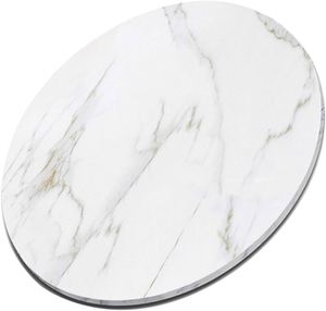 Mármol Lazy Susan Atractivo Nuevo diseño Mármol Tocadiscos Almacenamiento de alimentos Mármol Lazy Susan A precio al por mayor - Product Image 5