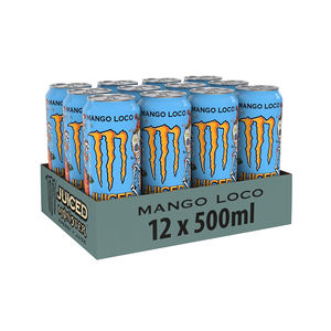 Mon ster Energy Drink Mango Loco offre un délicieux mélange de saveur de mangue et d'énergie puissante - Product Image 3