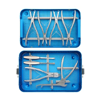Kit d'outils de révision orthopédique CE approuvé en acier inoxydable extracteur de vis chirurgicale ensemble d'instruments manuel pour vis cassée