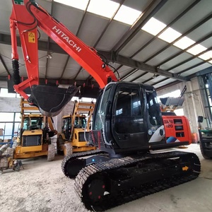 Excavadora de cadenas Hitachi ZX120 usada, original de Japón, de tamaño mediano, con cucharón, de segunda mano, Hitachi ZX120 ZX130 ZX200 ZX350 - Product Image 3