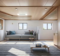Maison conteneur écologique extensible de 20, 30 ou 40 pieds, isolée et pliable, pour complexe forestier et retraite naturelle