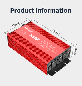 Biến tần sóng sin thuần túy ngoài lưới điện 800W 1000W công suất đỉnh 2000W <span class=keywords><strong>3000W</strong></span> 4000W DC 12V 24V 48V 60V sang AC <span class=keywords><strong>110V</strong></span> 220V 230V dùng cho ô tô - Product Image 4