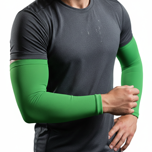 Mangas de Compresión Personalizadas para Ciclismo para Hombre, Logotipo Personalizado, Protección UV de Poliéster para Deportes (Fútbol, Baloncesto, Béisbol) - Product Image 4