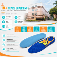 Semelles orthopédiques personnalisées en Chine, antidérapantes, confortables, pour le sport, avec absorption des chocs, en gel TPE intelligent, pour la réduction de la pression